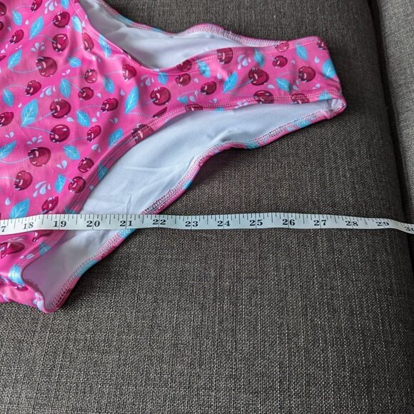 NWT Little Victory x Hayley Elsaesser Dark Cherry Print One Piece Swimsuit - Picture 10 of 11